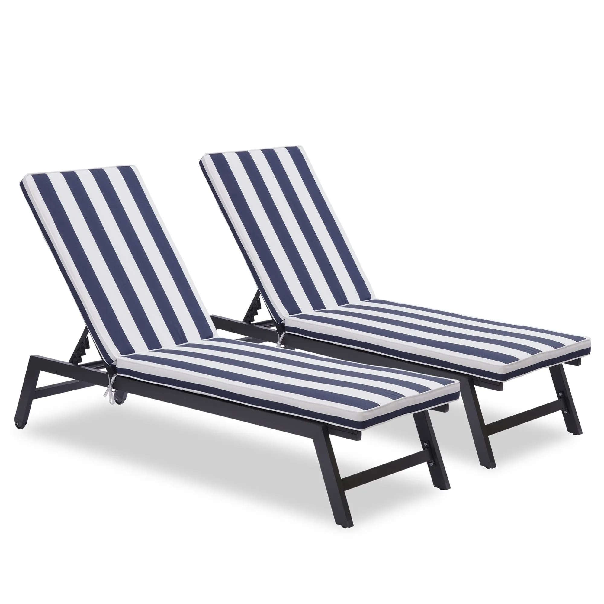 1pc Outdoor Lounge Chair Cushion Replacement