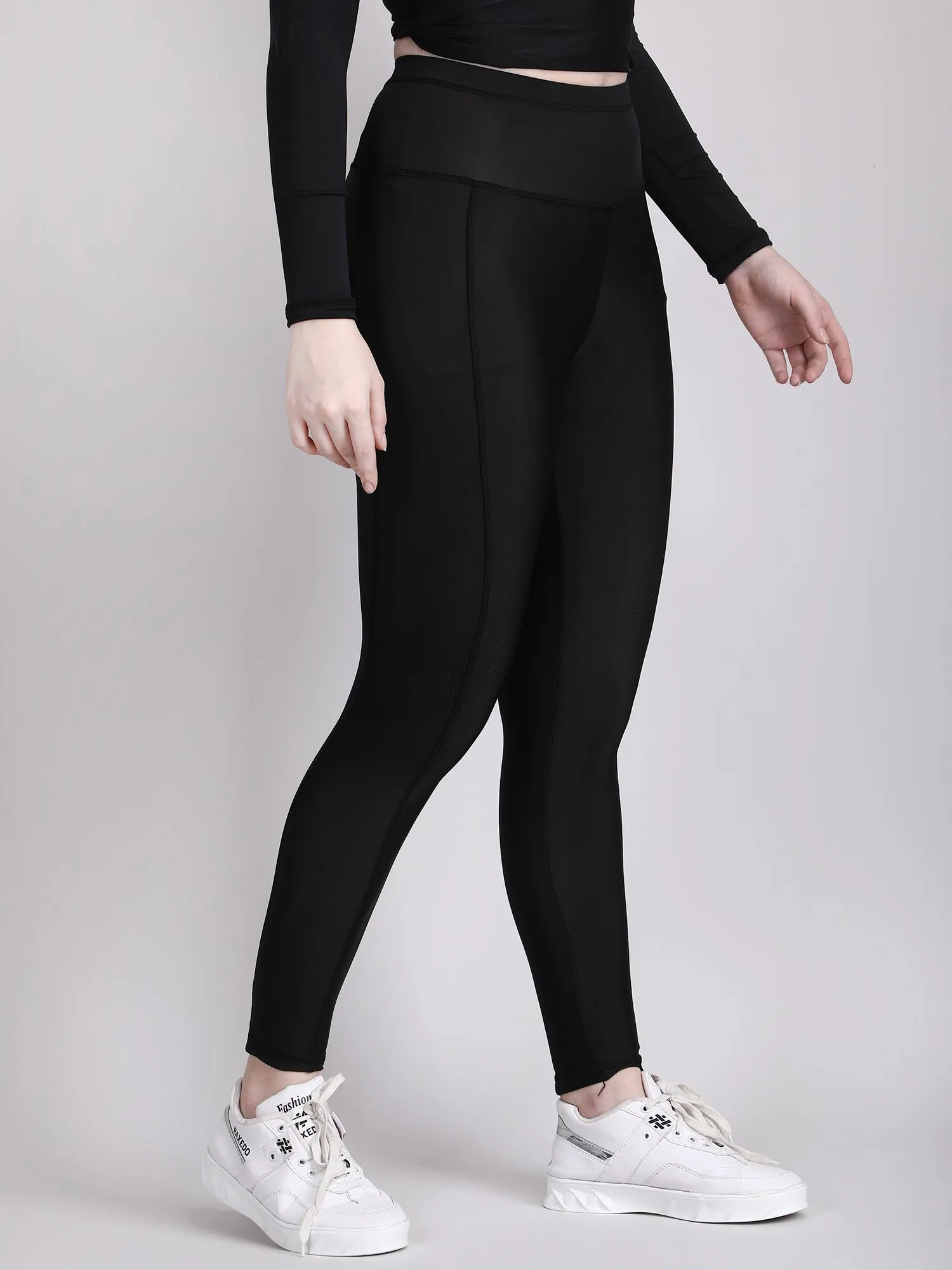 ankle leggings - High Waisted