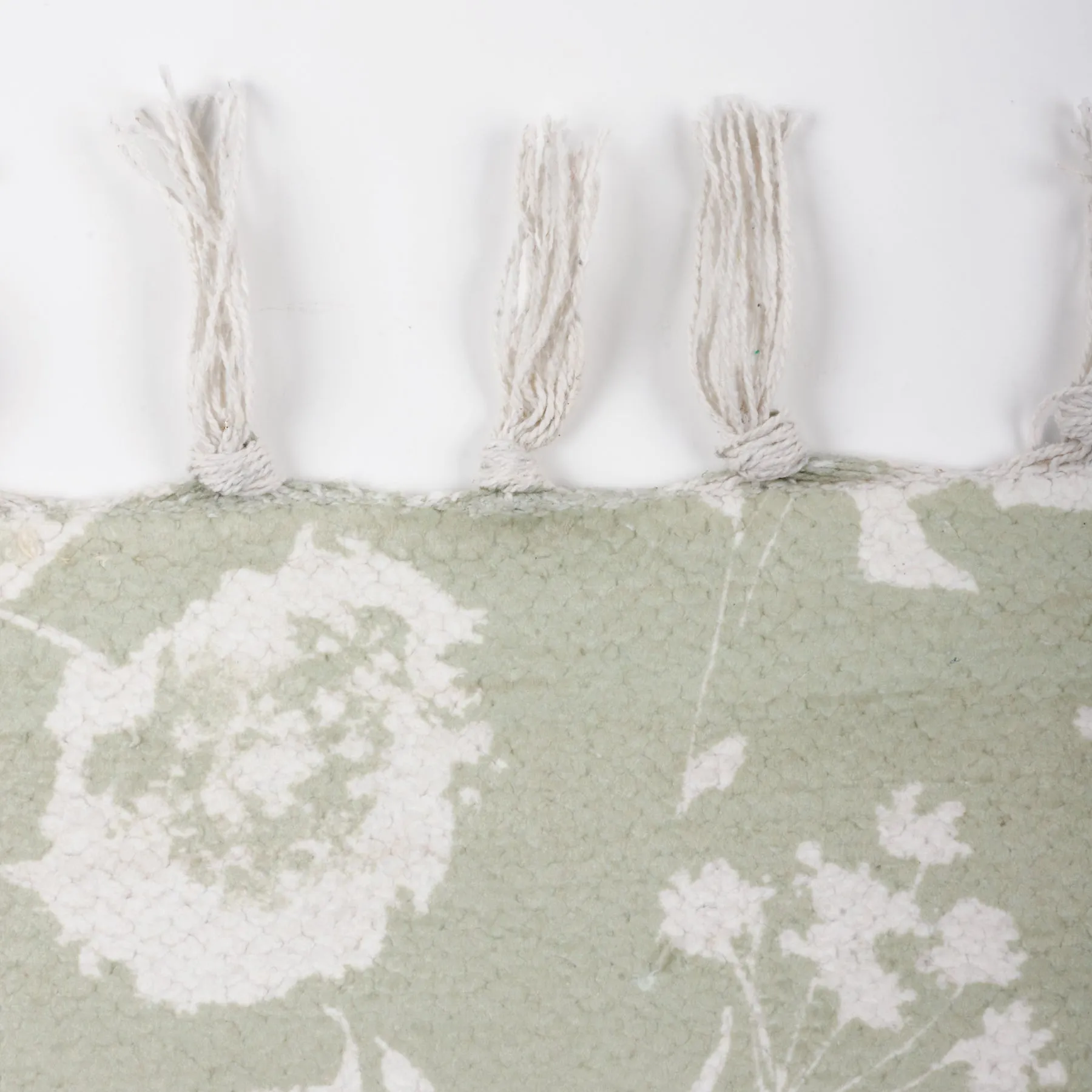 Green Floral Rug